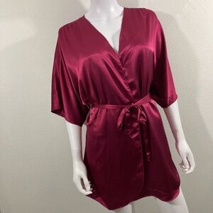 Vintage Lingerie Set, Jayre California Vintage 1990’s Robe and Slip Dress Set